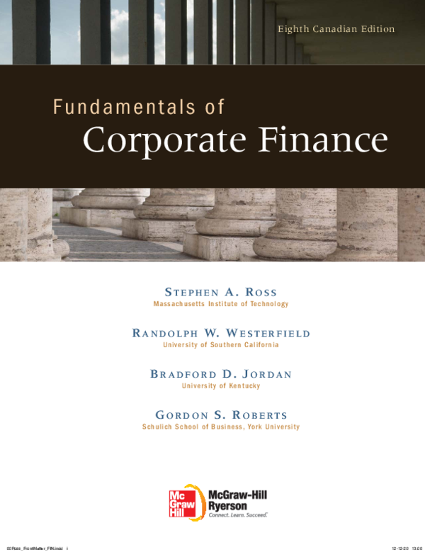 Financial Management Fundamentals Brigham Solution Manual
